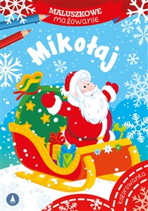 Obrazek Mikołaj. Maluszkowe malowanie