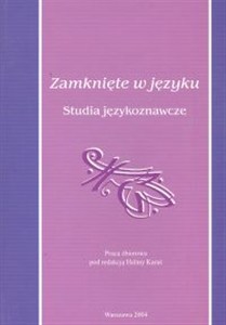 Obrazek Zamknięte w języku Studia językoznawcze