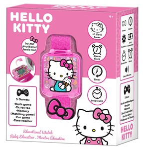 Obrazek Zegarek edukacyjny z grami Hello Kitty GEN4148
