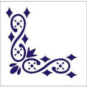 Obrazek Szablon zmywalny narożny 12x15cm