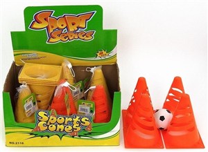 Obrazek Zestaw 4 słupków z piłeczką