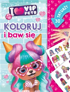 Obrazek Koloruj i baw się 30 tatuaży I love VIP Pets