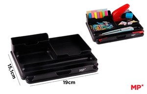 Obrazek Organizer na biurko tacka czarny