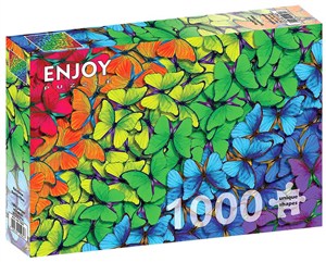 Obrazek Puzzle 1000 Kolorowe motyle