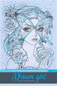 Obrazek Kolorowanka antystresowa A4 20 kartek 150g TW 2 niebieski