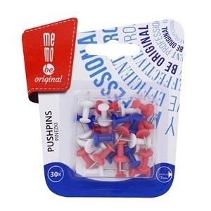 Obrazek Pinezki do tablic beczułki 7mm 30szt MEMOBE