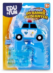 Obrazek Pistolet do robienia baniek mydlanych Policja