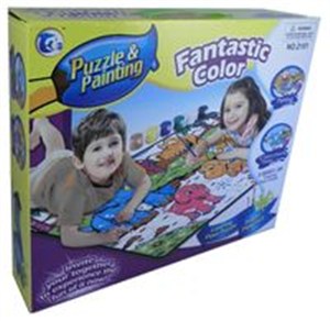 Obrazek Puzzle do malowania Dinozaury 12