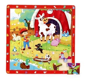 Picture of Puzzle & Gra drewniane Na wsi