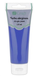 Obrazek Farba akrylowa ciemnoniebieska 120ml