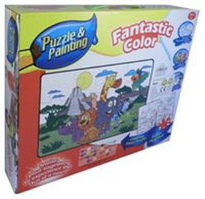 Obrazek Puzzle do malowania Zwierzęta Afryki 12