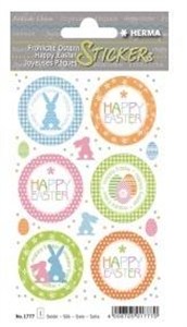 Picture of Naklejki papierowe wielkanocne kółka