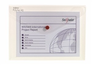 Obrazek Teczka kopertowa A5 przezroczysta