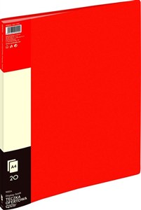 Obrazek Teczka ofertowa 20 koszulek czerwona GRAND
