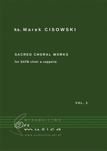 Obrazek Sacred Choral Works Vol.3 na czterogłosy chór SATB
