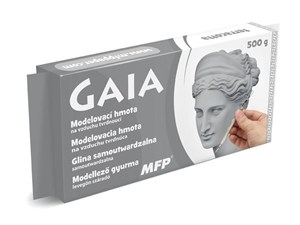 Obrazek Glina samoutwardzalna GAIA szara 500g  5301175