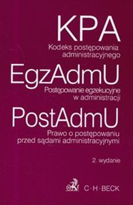 Picture of Kodeks postępowania administracyjnego Postępowanie egzekucyjne w administracji Prawo o postępowaniu przed sądami administracyjnymi