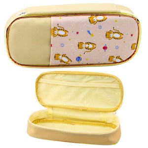 Obrazek Piórnik szkolny kosmiczne Tygryski beżowy 24cm