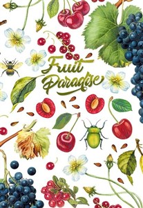 Picture of Notatnik ozdobny 143x210/80K kratka Wiśnie