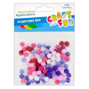 Picture of Pompony akrylowe 1cm 120szt