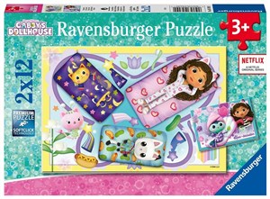 Picture of Puzzle dla dzieci 2x12 Koci Domek Gabi