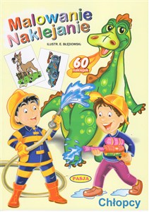 Obrazek Chłopcy. Malowanie naklejanie