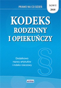 Obrazek Kodeks rodzinny i opiekuńczy 2018