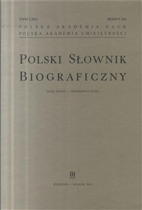 Picture of Polski Słownik Biograficzny z.216 T.53/1