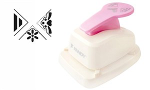 Obrazek Dziurkacz ozdobny/kreatywny, narożnikowy 3,7cm - róża (JCDZ-212-045)