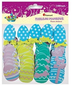 Picture of Naklejki piankowe pisanki mix 100szt