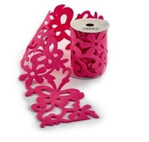 Obrazek Taśma filcowa różowa