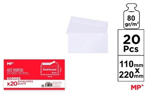 Picture of Koperta biała 220x110mm 20szt