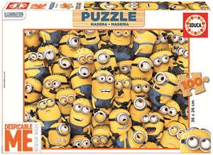 Obrazek Puzzle drewniane 100 elementów