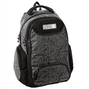 Obrazek Plecak młodzieżowy szaro-czarny