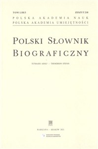 Obrazek Polski Słownik Biograficzny z.218 T.53/3