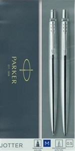 Picture of Zestaw Duo Parker Jotter Stal CT niebieski 2093256