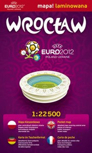 Obrazek Wrocław 1:22 500 Euro 2012 plan miasta