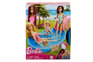Obrazek Barbie Basen z lalką i akcesoriami