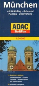 Obrazek Munchen. ADAC  StadtPlan 1:20 000