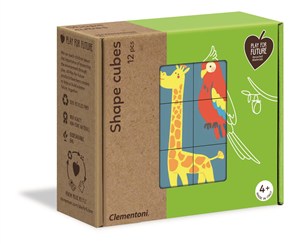 Picture of Klocki obrazkowe Shape Cubes Zwierzęta