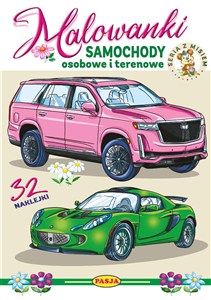 Obrazek Samochody osobowe i terenowe. Malowanki. Seria z misiem