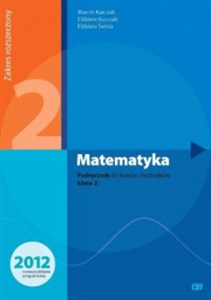 Obrazek Matematyka 2 Podręcznik Zakres rozszerzony Szkoła ponadgimnazjalna
