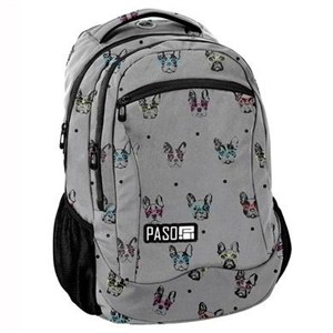 Obrazek Plecak młodzieżowy Pieski szary