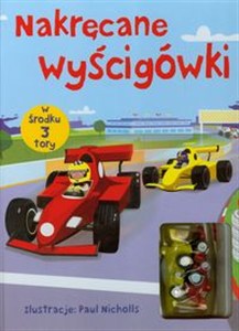 Obrazek Nakręcane wyścigówki w środku 3 tory