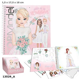 Picture of Zestaw Dress Me Up Wedding Top Model z naklejkami 13529A