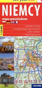 Obrazek Niemcy mapa samochodowa 1:750 000
