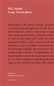 polish book : Czuję Zawr... - W.G. Sebald