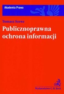 Picture of Publicznoprawna ochrona informacji