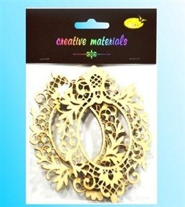 Obrazek Elementy drewniane 12,5cm 2szt