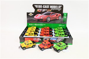 Picture of Samochód metalowy 1:32 napęd terenowy No.1 mix